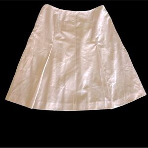 A-line pleated skirt